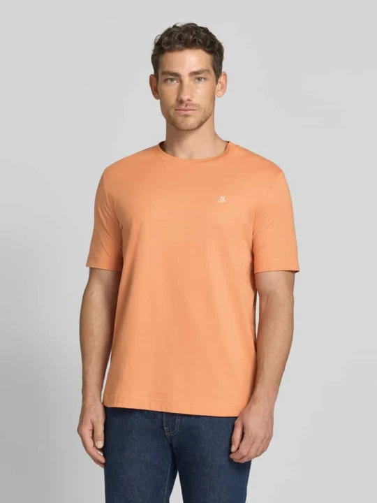 Zdjęcie produktu męski t-shirt o kroju regular fit z czystej bawełny Marc O'Polo Jasnoczerwony