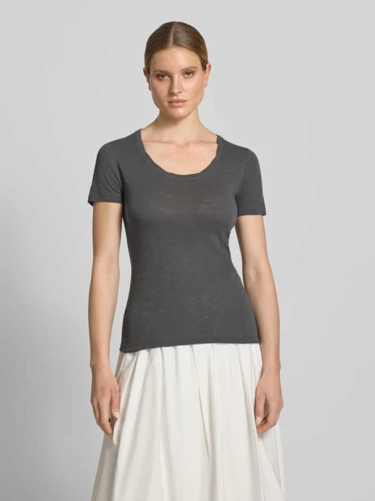 Zdjęcie produktu męski t-shirt o kroju regular fit z czystej bawełny Marc O'Polo Ciemnoszary