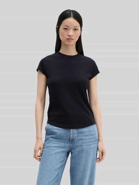 Zdjęcie produktu męski t-shirt o kroju regular fit z czystej bawełny Marc O'Polo Granatowy