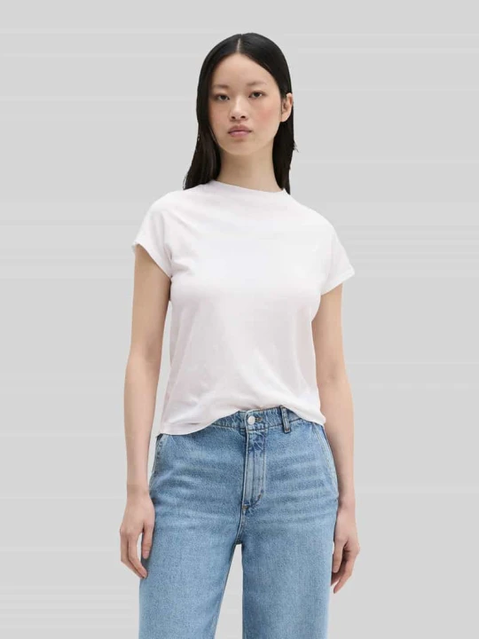 Zdjęcie produktu męski t-shirt o kroju regular fit z czystej bawełny Marc O'Polo Biały