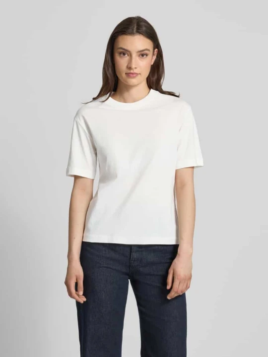 Zdjęcie produktu męski t-shirt o kroju regular fit z czystej bawełny Marc O'Polo Złamany biały