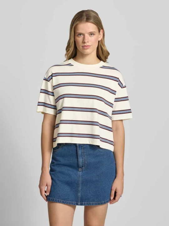 Zdjęcie produktu męski t-shirt o kroju regular fit z czystej bawełny Marc O'Polo Złamany biały