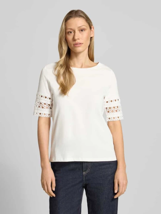 Zdjęcie produktu męski t-shirt o kroju regular fit z czystej bawełny model 'IVACY' Vero Moda Biały