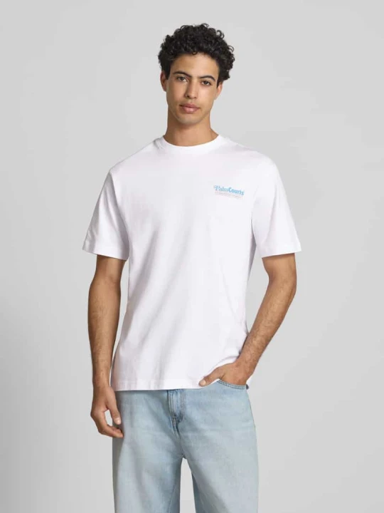 Zdjęcie produktu męski t-shirt o kroju regular fit z czystej bawełny Only & Sons Biały