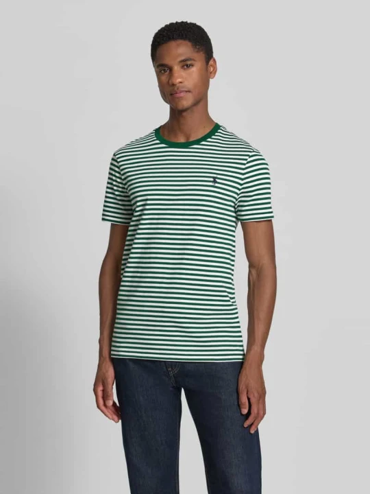 Zdjęcie produktu męski t-shirt o kroju regular fit z czystej bawełny Polo Ralph Lauren Jasnozielony