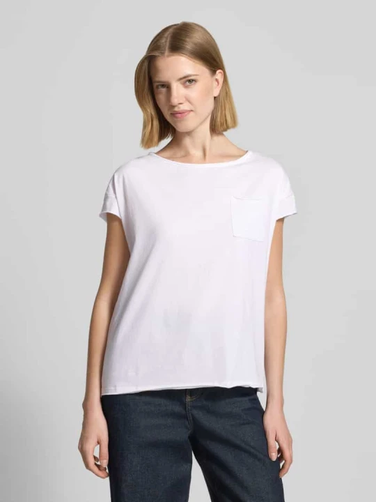 Zdjęcie produktu męski t-shirt o kroju regular fit z czystej bawełny s.Oliver Biały