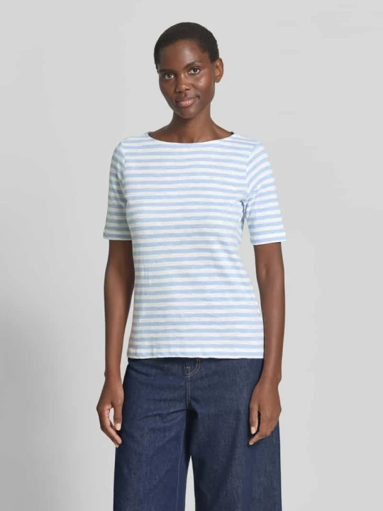 Zdjęcie produktu męski t-shirt o kroju regular fit z czystej bawełny Tom Tailor Jasnoniebieski