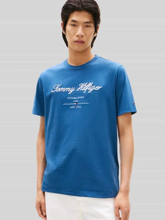 Zdjęcie produktu męski t-shirt o kroju regular fit z czystej bawełny Tommy Hilfiger
