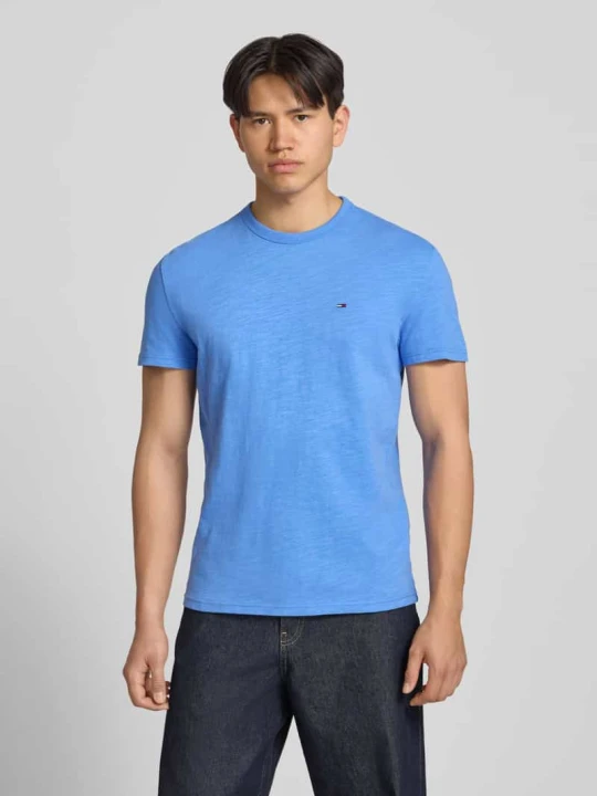 Zdjęcie produktu męski t-shirt o kroju regular fit z czystej bawełny Tommy Jeans Jasnoniebieski