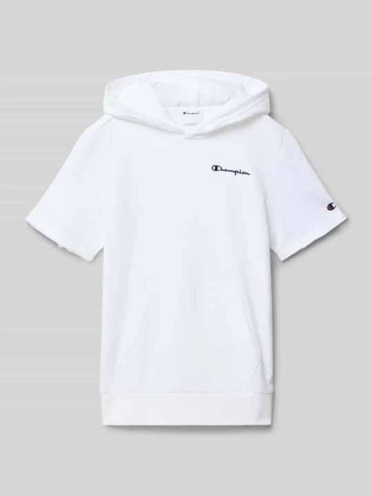 Zdjęcie produktu męski t-shirt o kroju regular fit z kapturem Champion Biały