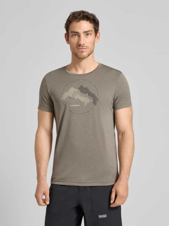 Zdjęcie produktu męski t-shirt o kroju regular fit z okrągłym dekoltem model 'Bearden' icepeak