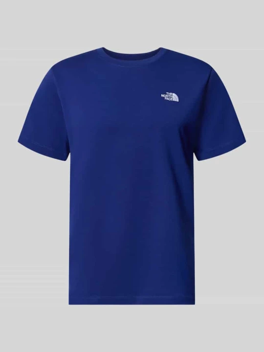Zdjęcie produktu męski t-shirt o kroju regular fit z okrągłym dekoltem model 'EVOLUTION' The North Face Niebieski