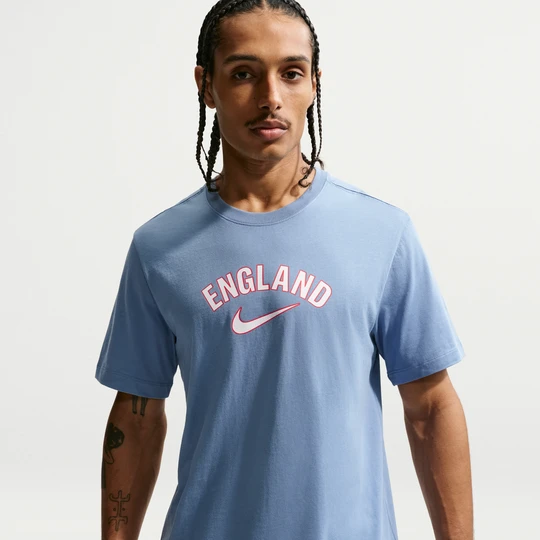 Zdjęcie produktu Męski T-shirt piłkarski Nike Anglia - Niebieski