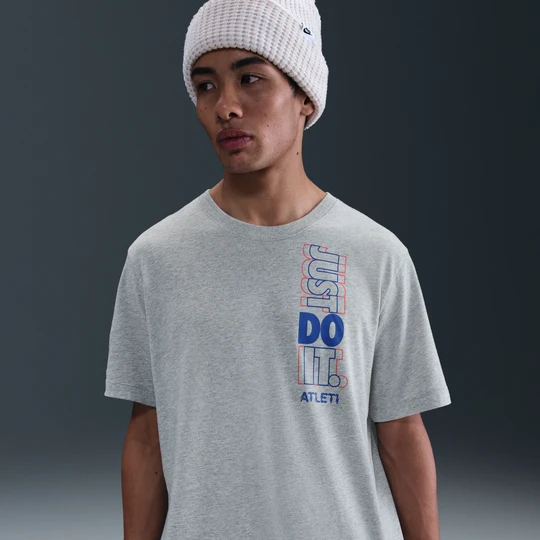 Zdjęcie produktu Męski T-shirt piłkarski Nike Atlético Madryt - Szary