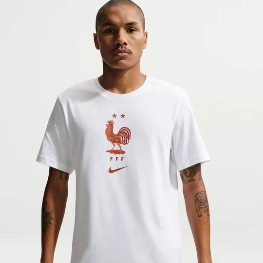 Zdjęcie produktu Męski T-shirt piłkarski Nike FFF - Biel