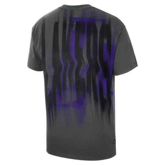 Zdjęcie produktu Męski T-shirt przedmeczowy do koszykówki Nike Los Angeles Lakers - Czerń