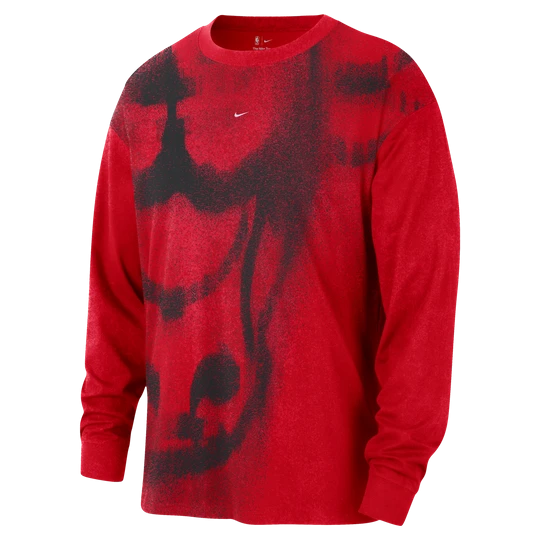 Zdjęcie produktu Męski T-shirt z długim rękawem do koszykówki Chicago Bulls Essential Anthem - Czerwony Nike