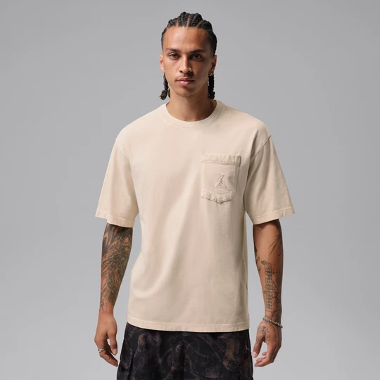 Zdjęcie produktu Męski T-shirt z kieszonką Jordan Brooklyn - Brązowy
