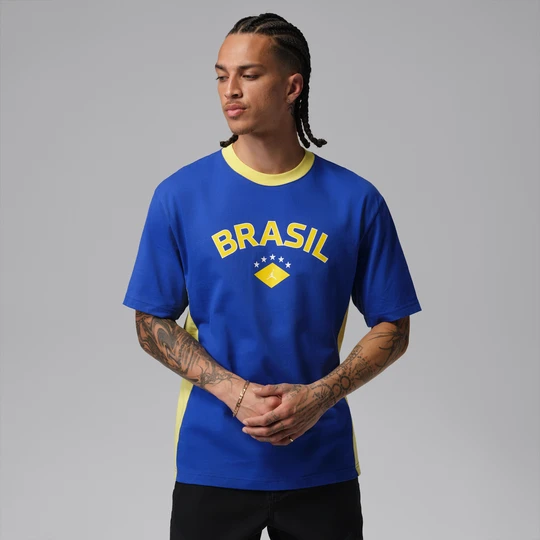 Zdjęcie produktu Męski T-shirt z nadrukiem Air Jordan 85 - Niebieski