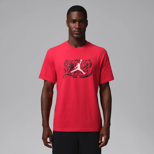 Zdjęcie produktu Męski T-shirt z nadrukiem Dri-FIT Jordan Sport - Czerwony