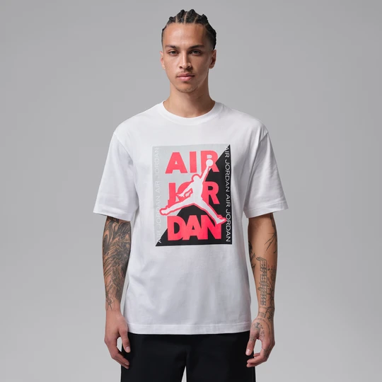 Zdjęcie produktu Męski T-shirt z nadrukiem Jordan - Biel