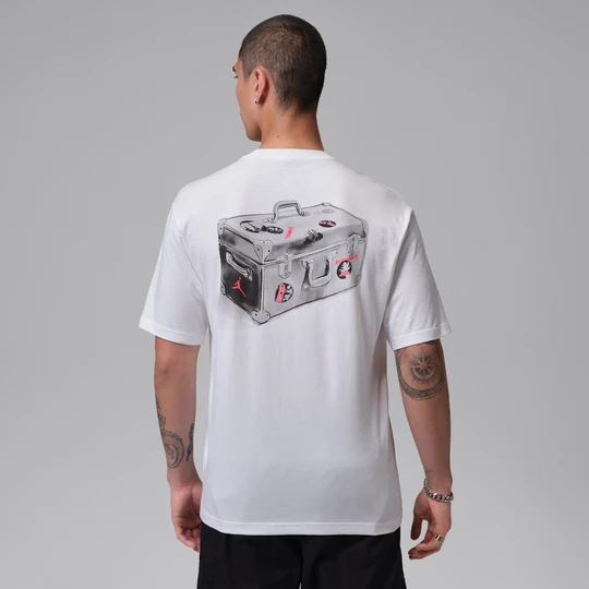 Zdjęcie produktu Męski T-shirt z nadrukiem Jordan - Biel