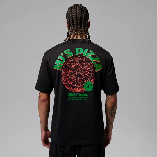 Zdjęcie produktu Męski T-shirt z nadrukiem Jordan - Czerń