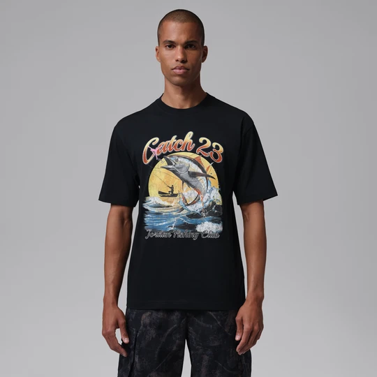 Zdjęcie produktu Męski T-shirt z nadrukiem Jordan - Czerń