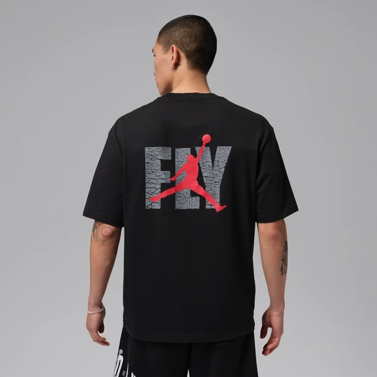 Zdjęcie produktu Męski T-shirt z nadrukiem Jordan - Czerń