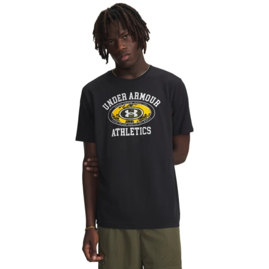 Zdjęcie produktu Męski t-shirt z nadrukiem Under Armour UA Armor Globe SS - czarny