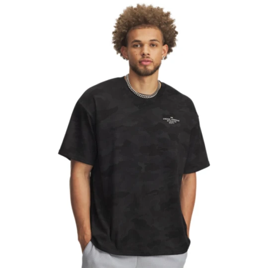 Zdjęcie produktu Męski t-shirt z nadrukiem Under Armour UA Athletic Department Printed Heavyweight - czarny