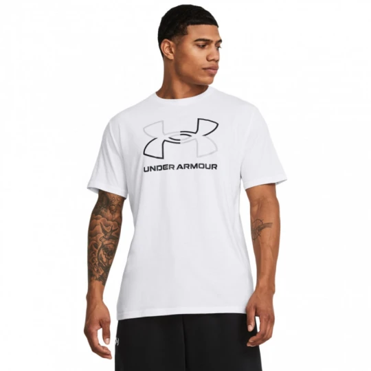 Zdjęcie produktu Męski t-shirt z nadrukiem Under Armour UA Foundation Short Sleeve - biały