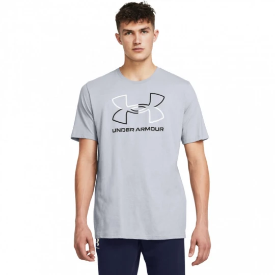 Zdjęcie produktu Męski t-shirt z nadrukiem Under Armour UA Foundation Short Sleeve - szary