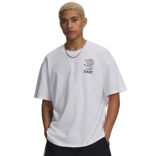 Zdjęcie produktu Męski t-shirt z nadrukiem Under Armour UA GFB Earth Heavyweight - biały