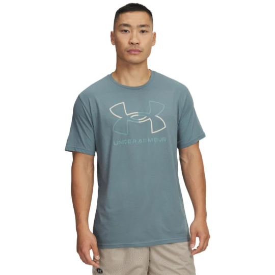 Zdjęcie produktu Męski t-shirt z nadrukiem Under Armour UA Gl Foundation Update SS - niebieski