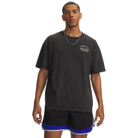 Zdjęcie produktu Męski t-shirt z nadrukiem Under Armour UA M HWT PROPERTY OF UA SS - czarny
