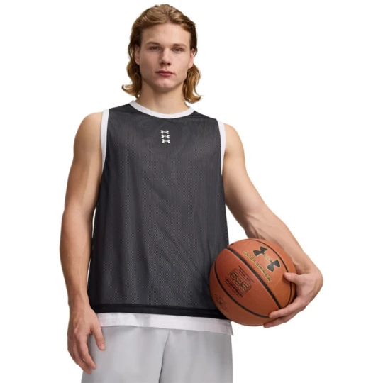 Zdjęcie produktu Męski top do koszykówki Under Armour UA Hoops 695 Tank - czarny