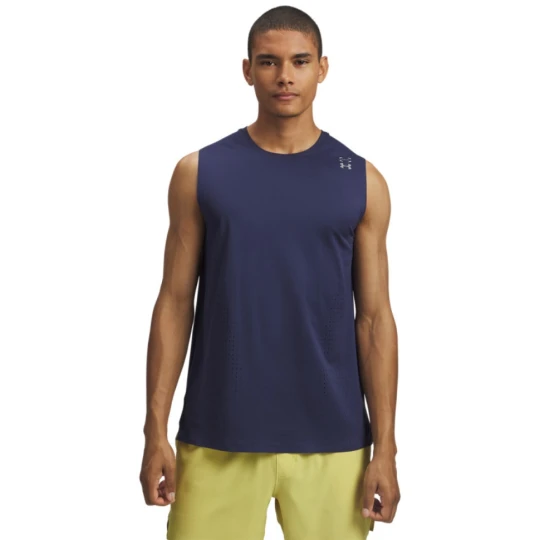 Zdjęcie produktu Męski top treningowy Under Armour UA Halo Vent SL - granatowy
