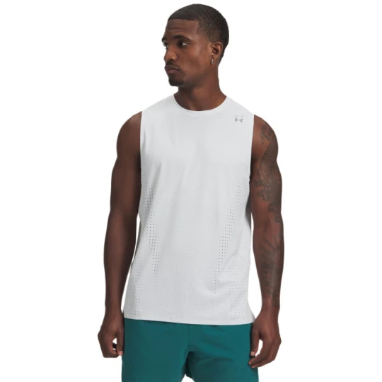 Zdjęcie produktu Męski top treningowy Under Armour UA Halo Vent SL - szary