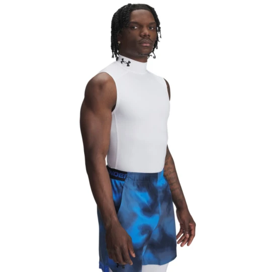 Zdjęcie produktu Męski top treningowy Under Armour UA Hg Armour Comp Mock Sl - biały