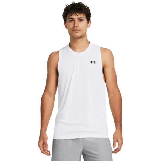 Zdjęcie produktu Męski top treningowy Under Armour UA Tech Tank - biały