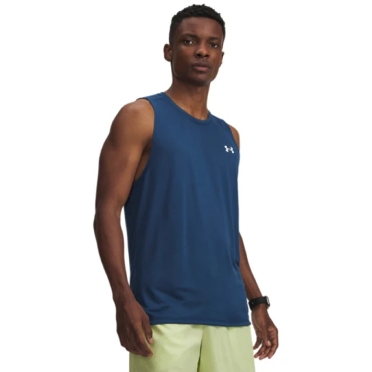 Zdjęcie produktu Męski top treningowy Under Armour UA Tech Tank - turkusowy