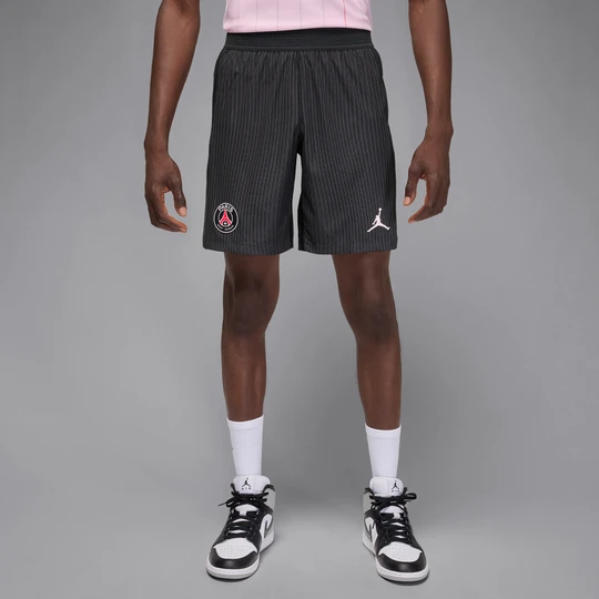 Zdjęcie produktu Męskie autentyczne spodenki piłkarskie Jordan Dri-FIT ADV Paris Saint-Germain Match 2025/26 (wersja czwarta) - Czerń