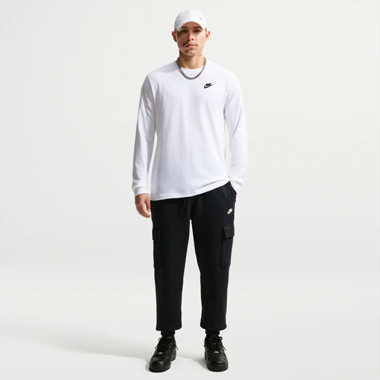 Zdjęcie produktu Męskie bojówki z dzianiny Nike Club - Czerń