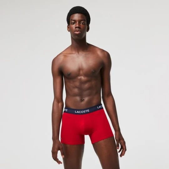 Zdjęcie produktu Lacoste Erkek 3'lü Renkli Boxer