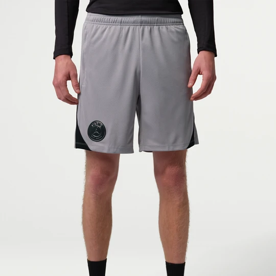 Zdjęcie produktu Męskie dzianinowe spodenki piłkarskie Jordan Dri-FIT Paris Saint-Germain Strike (edycja nocna) - Szary