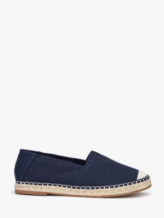 Zdjęcie produktu Męskie espadryle z plecionym noskiem granatowe Wittchen