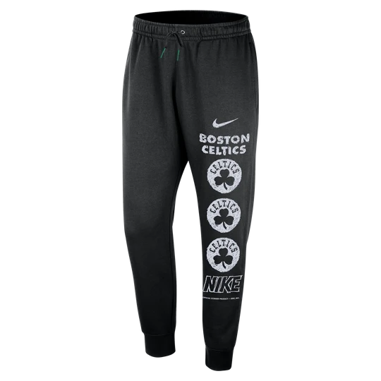 Zdjęcie produktu Męskie joggery dzianinowe Nike NBA Club Boston Celtics Courtside - Czerń