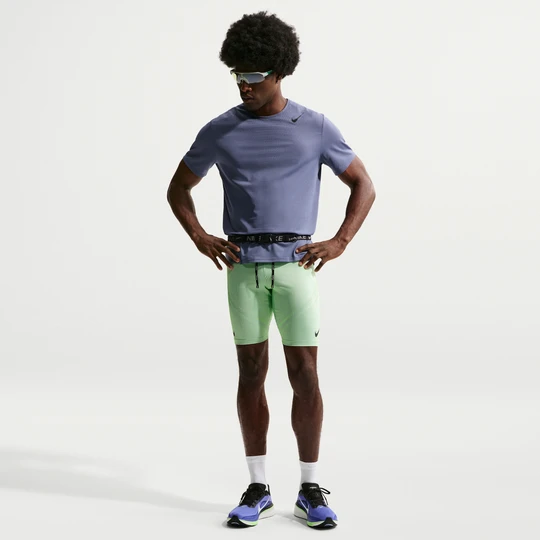 Zdjęcie produktu Męskie legginsy do biegania o długości 1/2 Dri-FIT ADV Nike AeroSwift - Zieleń