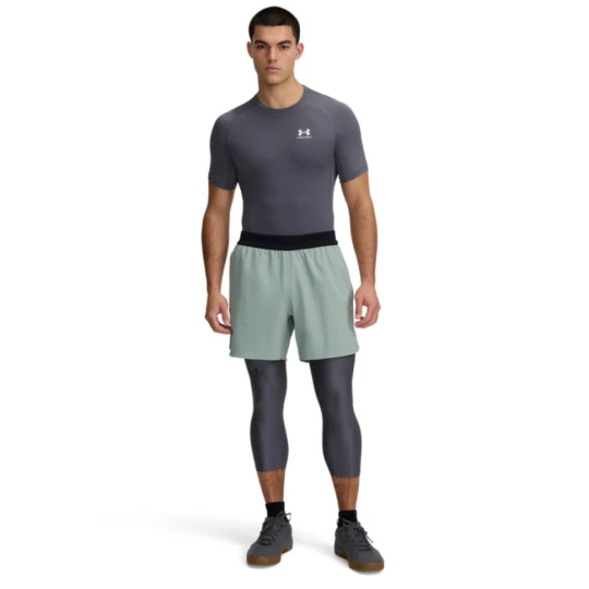 Zdjęcie produktu Męskie legginsy treningowe Under Armour UA Heat Gear Armour 3 / 4 Legging - szare